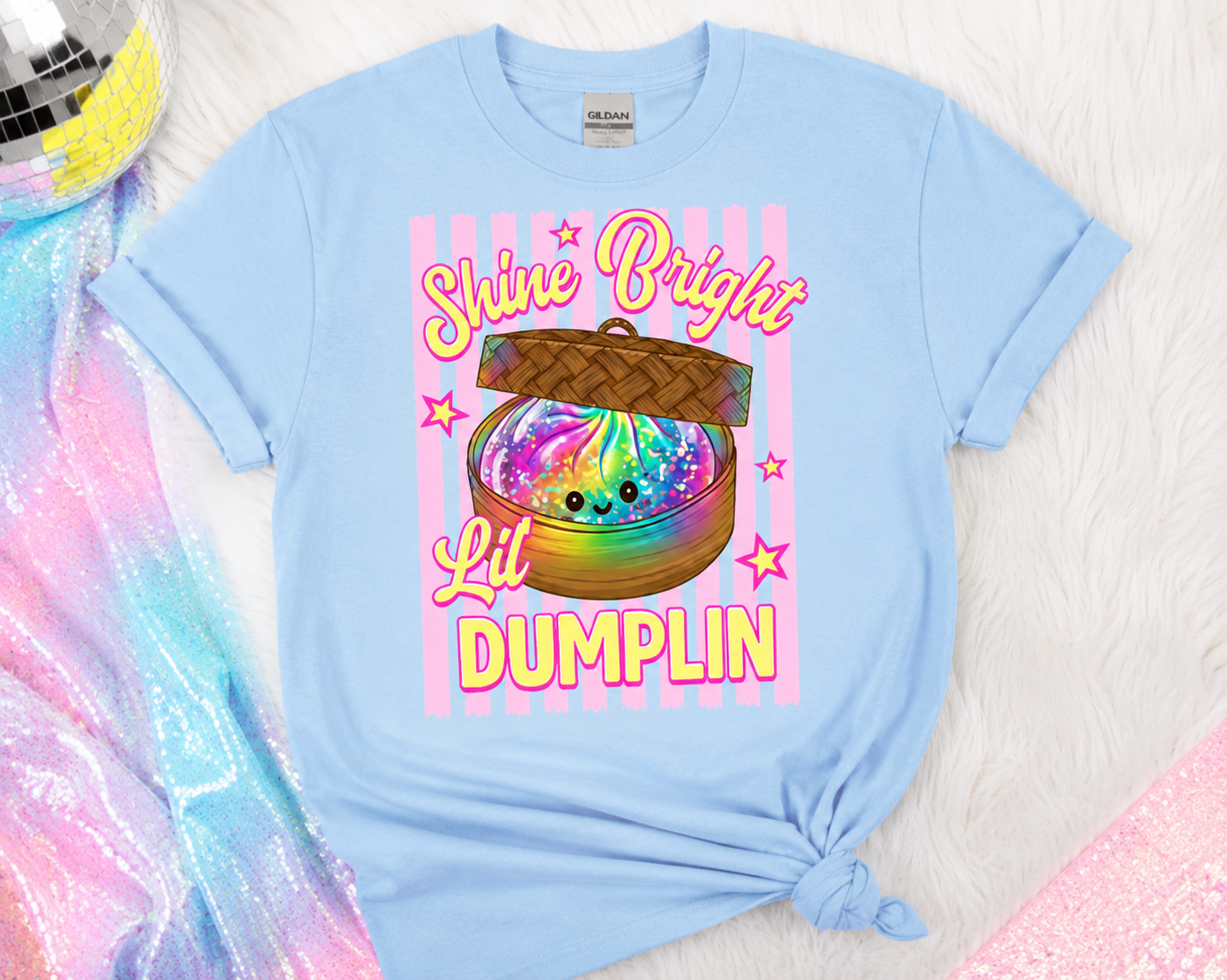 Shine Bright Lil Dumplin Youth Graphic Tee