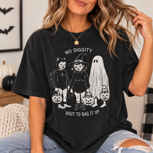 No Diggity Halloween Graphic Tee
