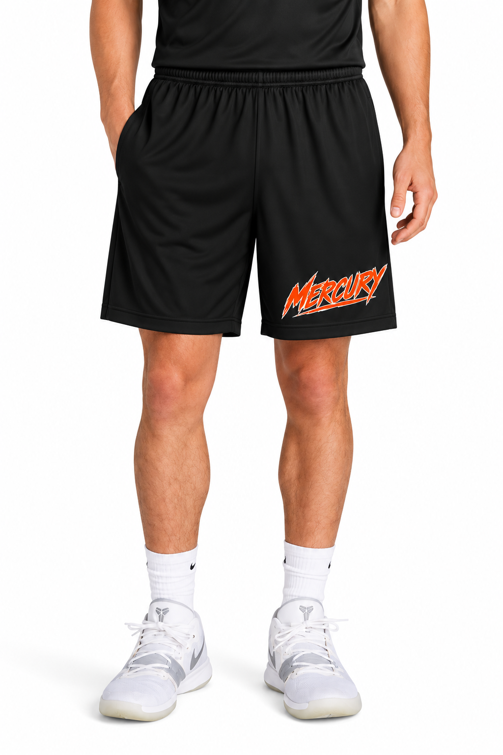 Mercury Basketball Bold Script Youth Shorts