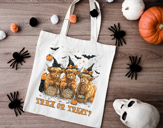 Cow Trick or Treat Halloween Bag