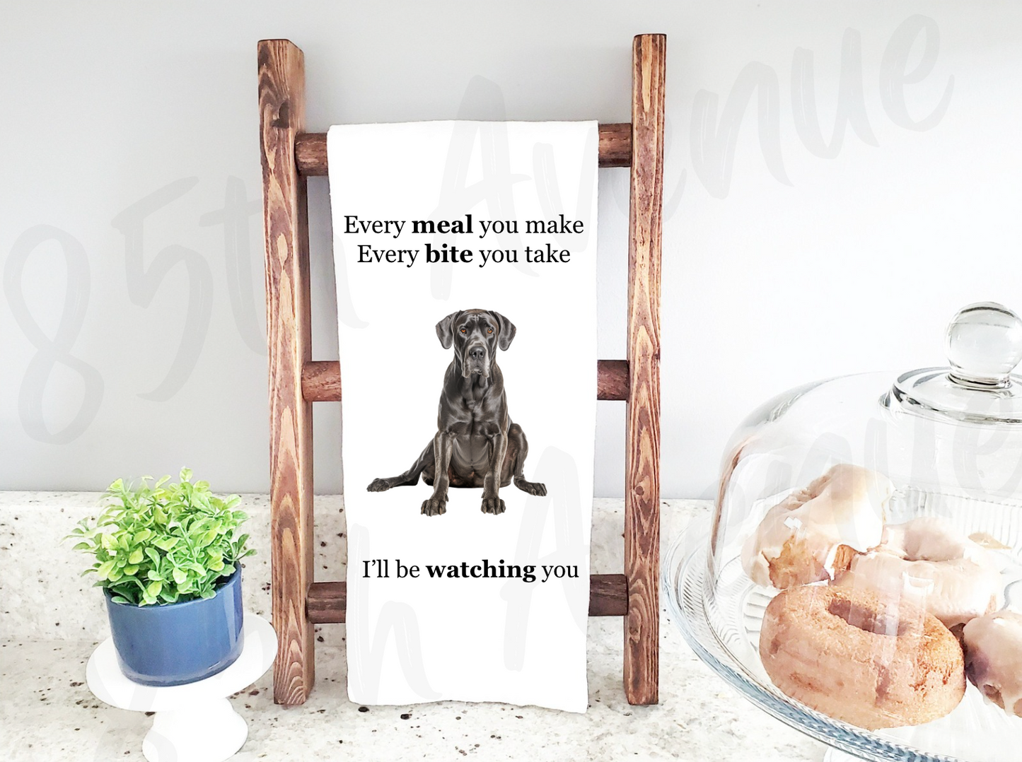 Every Meal You Make, Every Bite You Take... I’ll Be Watching You Tea Towel