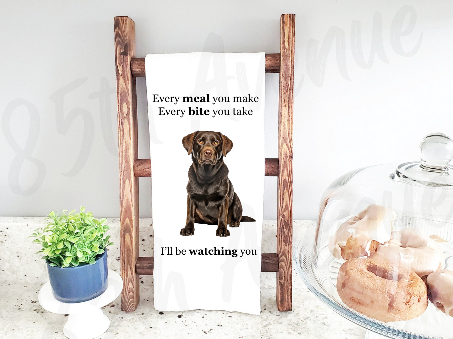 Every Meal You Make, Every Bite You Take... I’ll Be Watching You Tea Towel