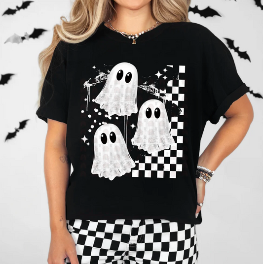 Grunge Ghost Graphic Tee