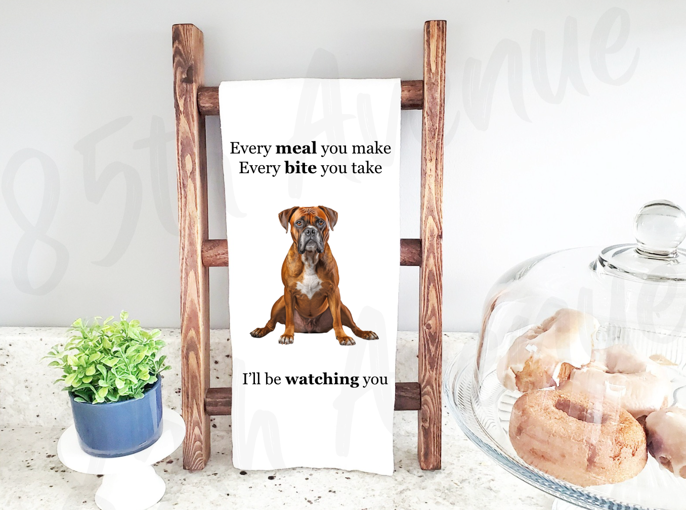 Every Meal You Make, Every Bite You Take... I’ll Be Watching You Tea Towel