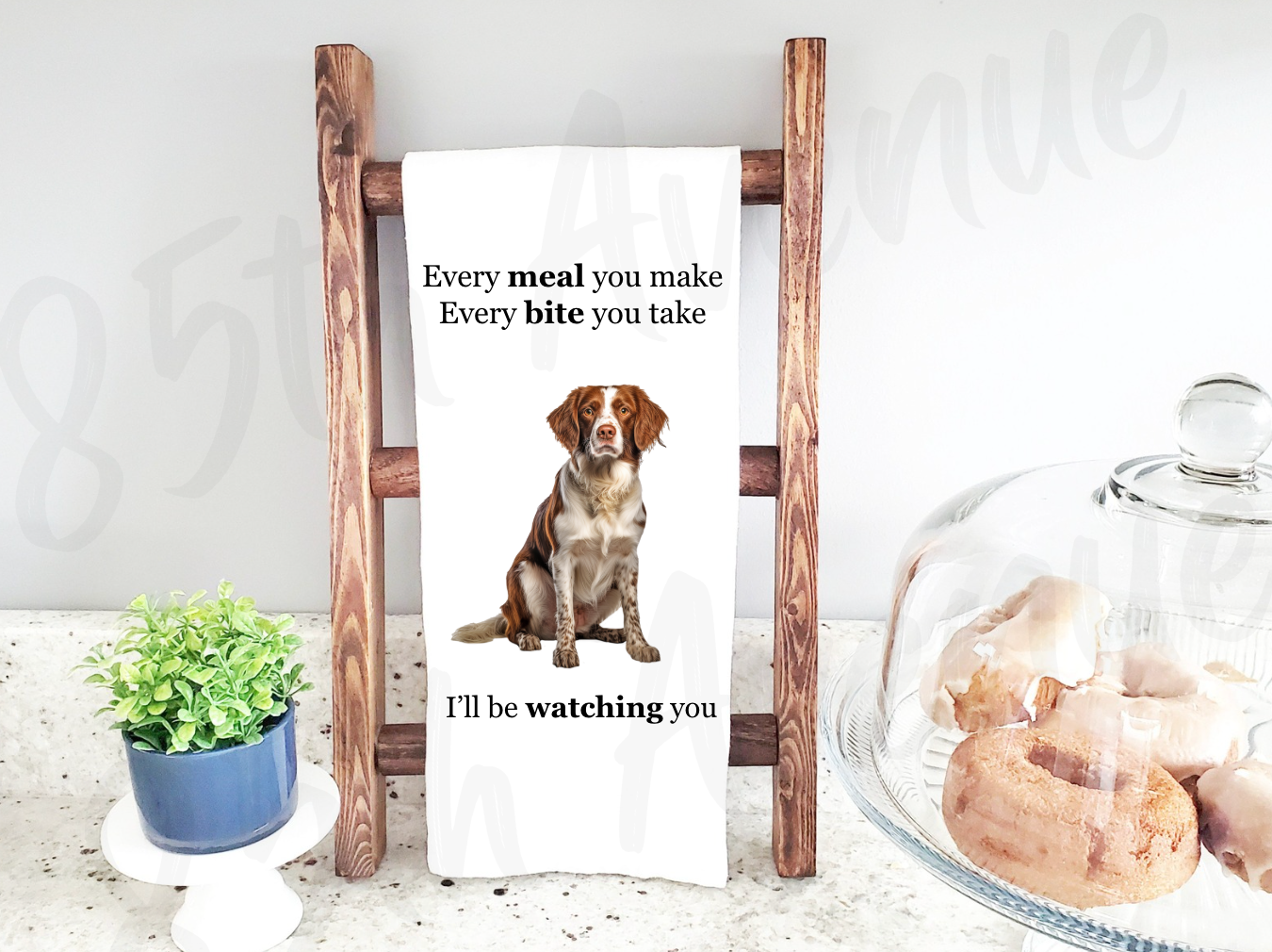 Every Meal You Make, Every Bite You Take... I’ll Be Watching You Tea Towel