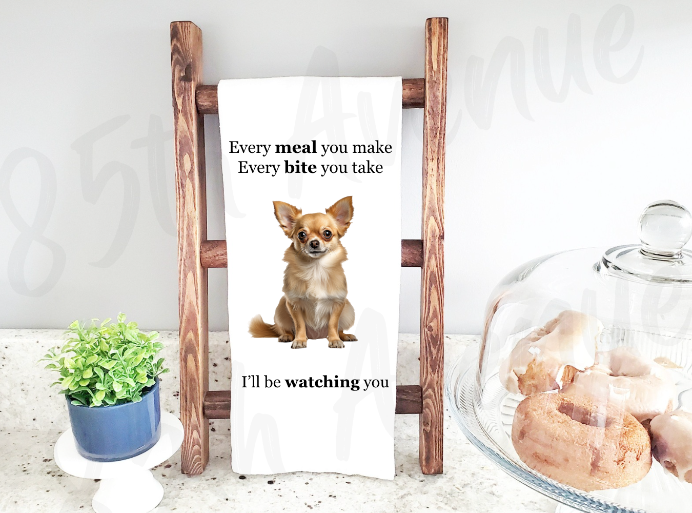 Every Meal You Make, Every Bite You Take... I’ll Be Watching You Tea Towel