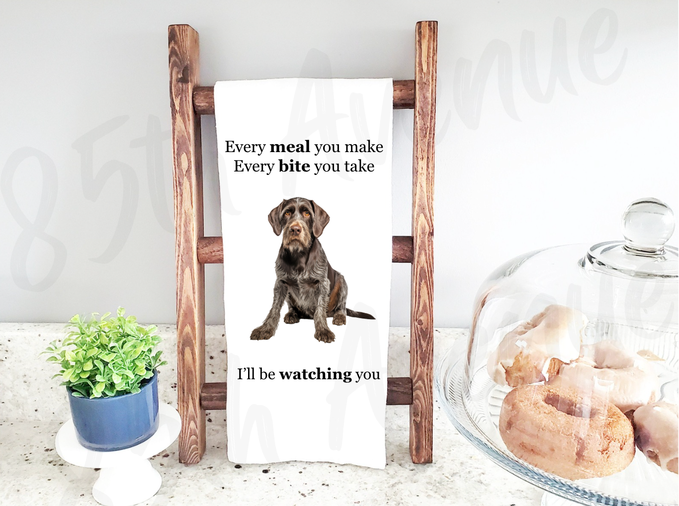 Every Meal You Make, Every Bite You Take... I’ll Be Watching You Tea Towel