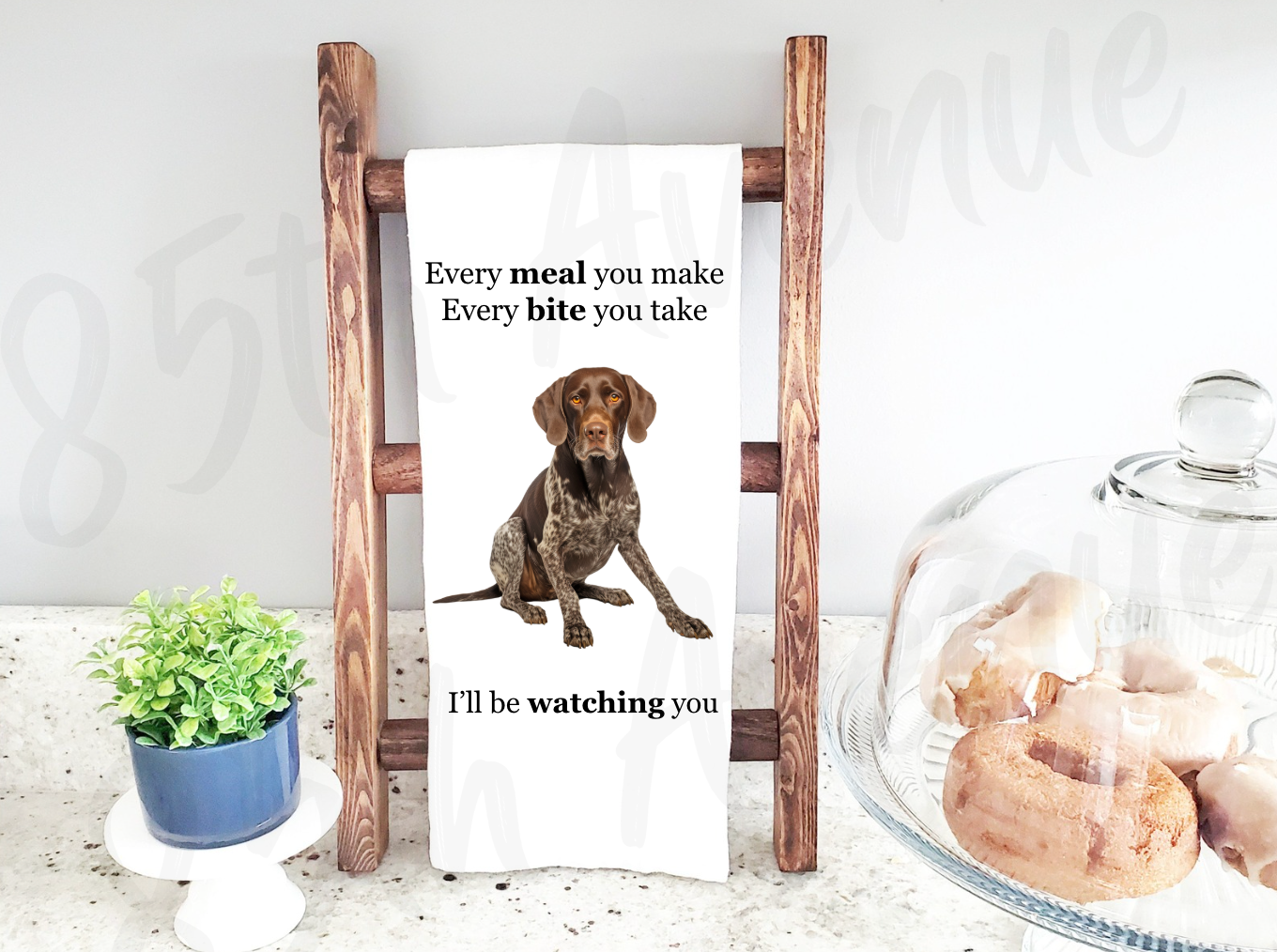 Every Meal You Make, Every Bite You Take... I’ll Be Watching You Tea Towel