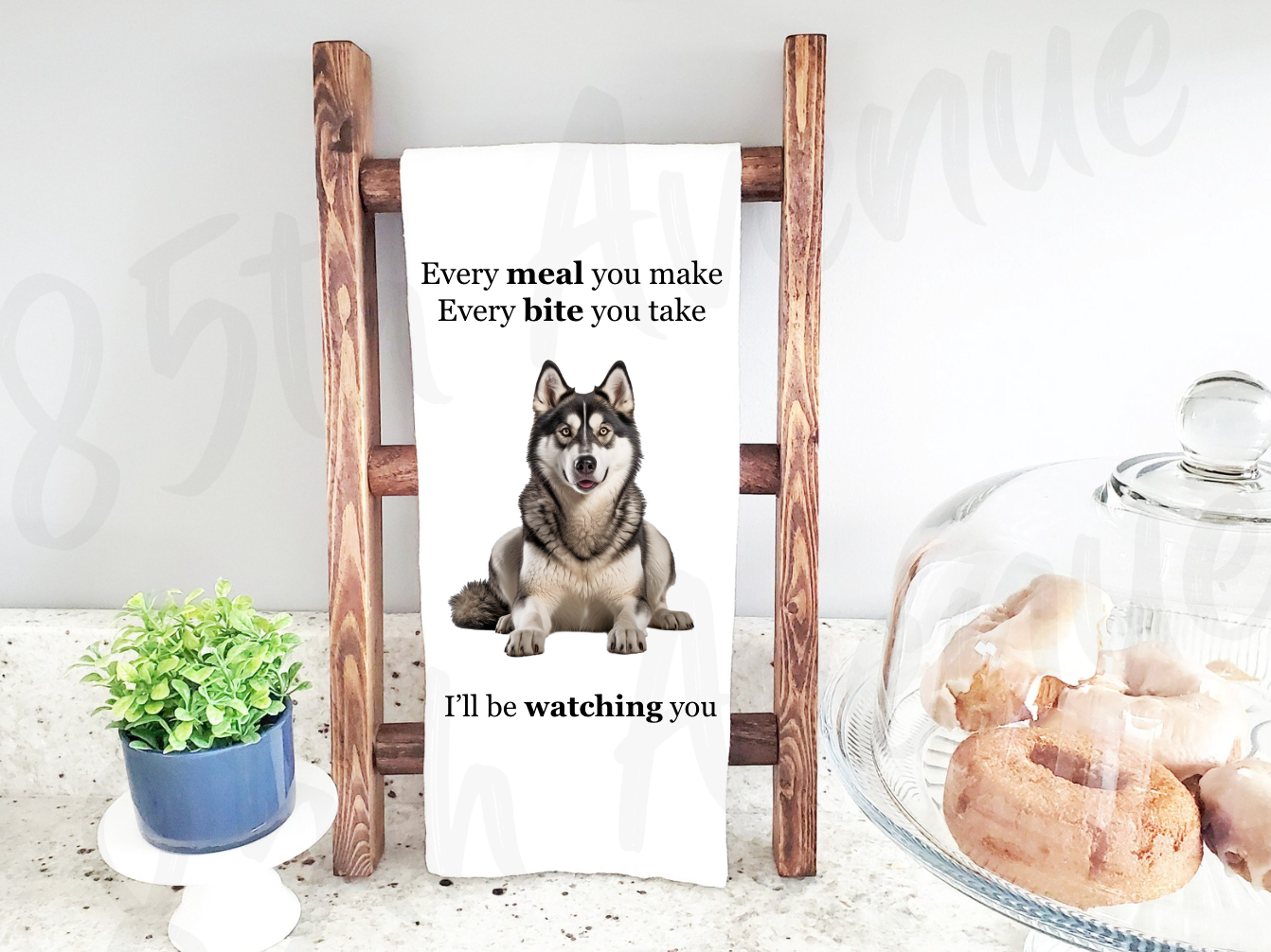 Every Meal You Make, Every Bite You Take... I’ll Be Watching You Tea Towel