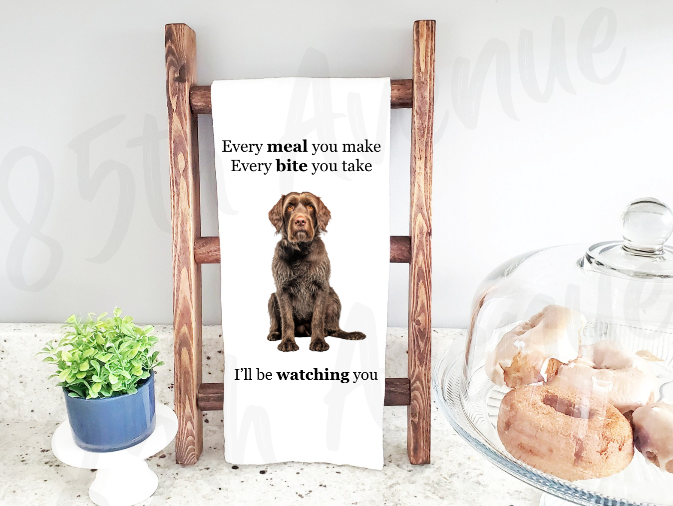 Every Meal You Make, Every Bite You Take... I’ll Be Watching You Tea Towel