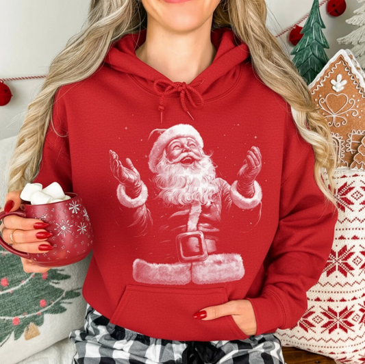 Vintage Santa Hoodie