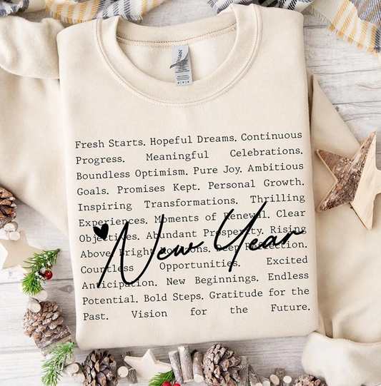 New Year Affirmation Crewneck