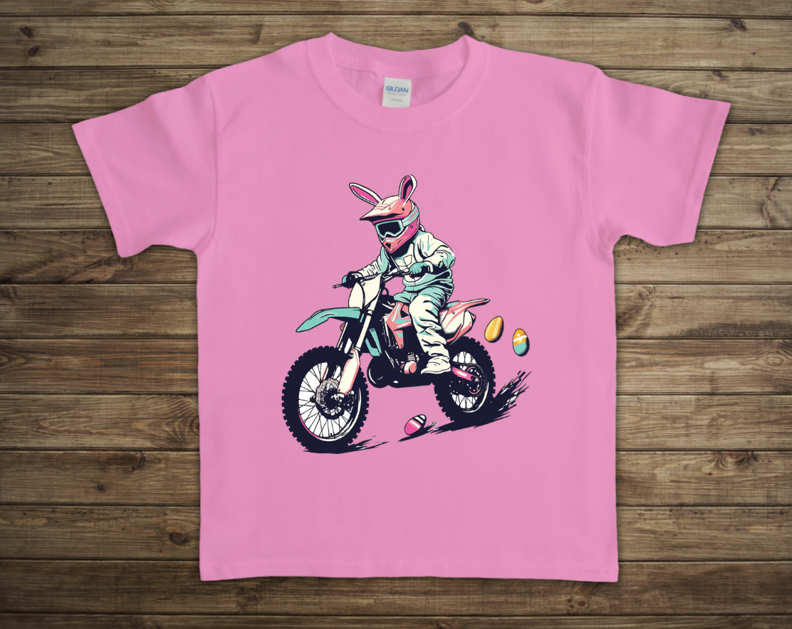 Motocross Easter Bunny Rider Toddler/Youth Shirt