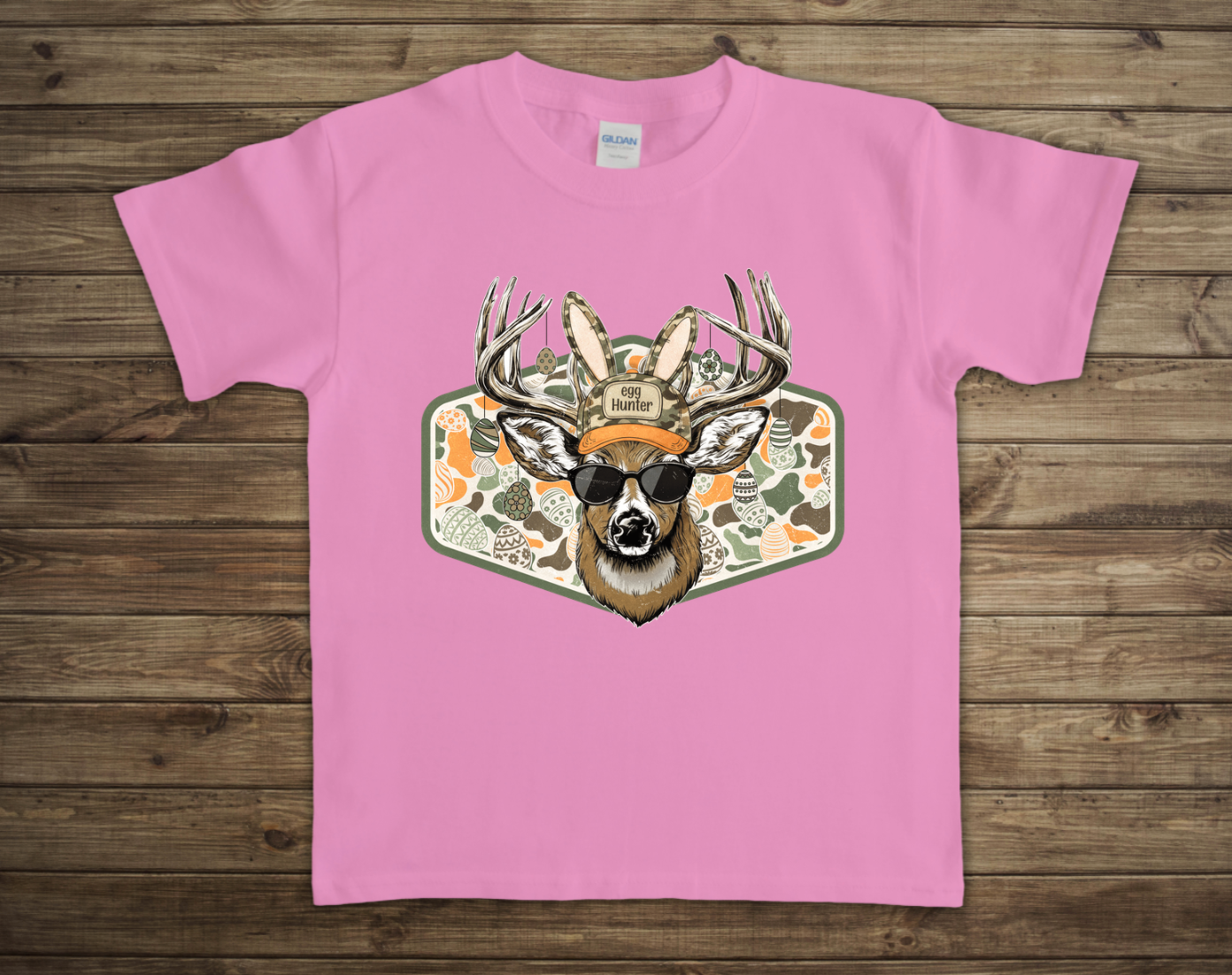 Egg Hunter Deer Easter Toddler/Youth Shirt