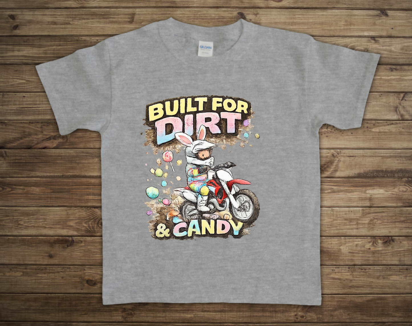 Built for Dirt & Candy Toddler/Youth Easter Shirt