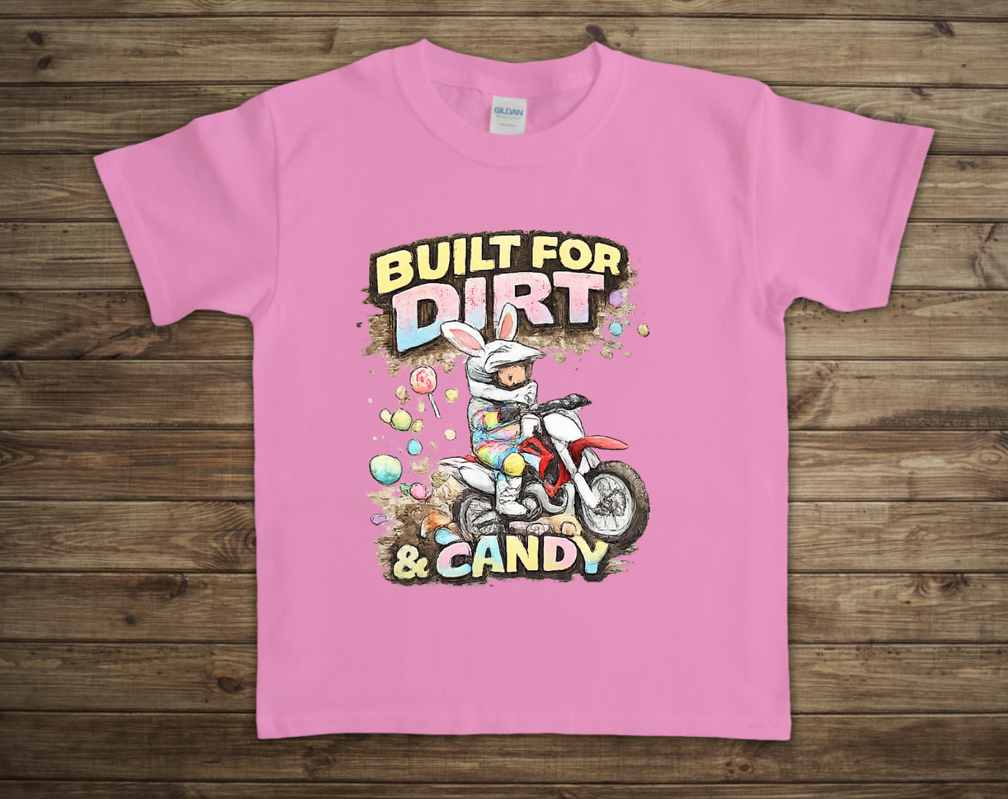 Built for Dirt & Candy Toddler/Youth Easter Shirt