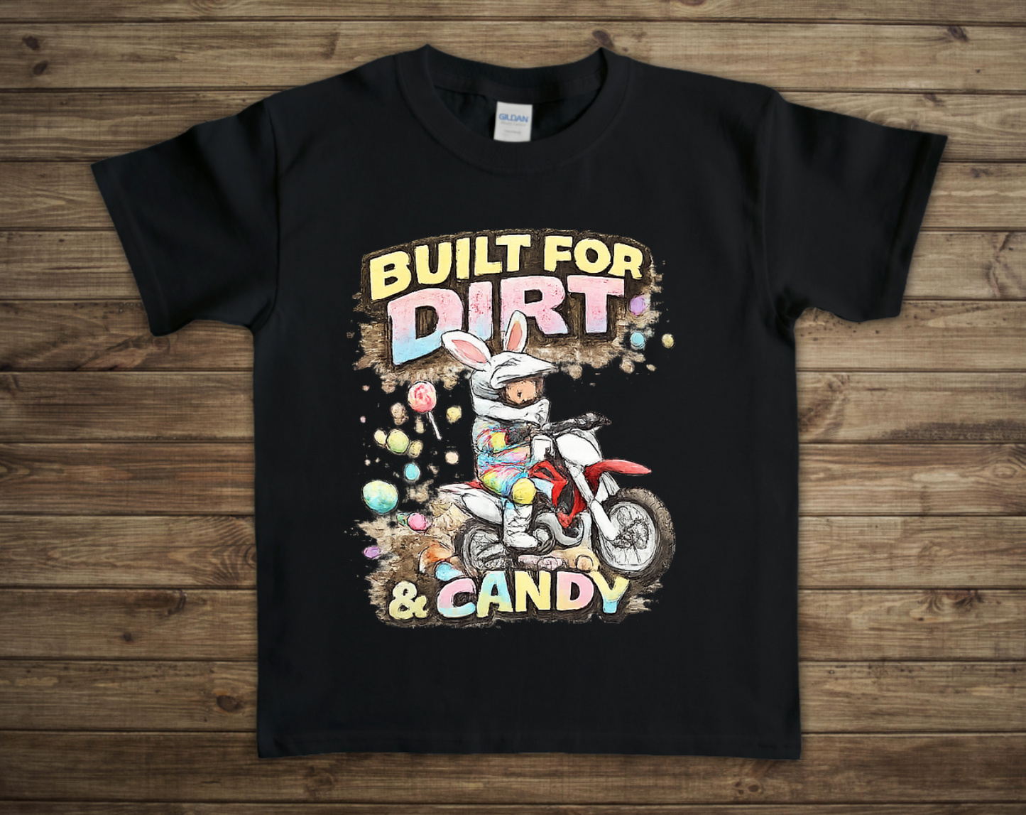 Built for Dirt & Candy Toddler/Youth Easter Shirt