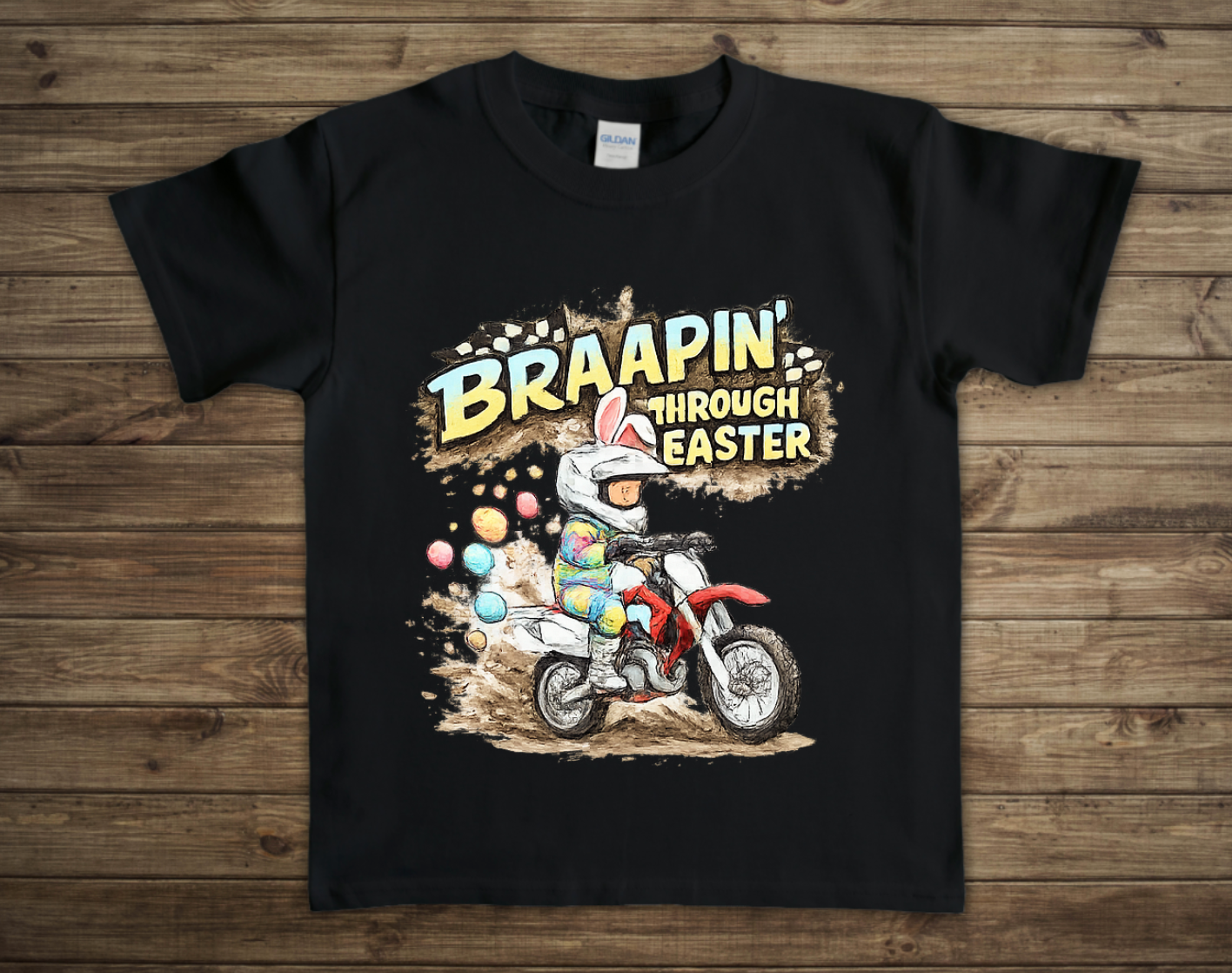 Braaapin' Through Easter Toddler/Youth Tee