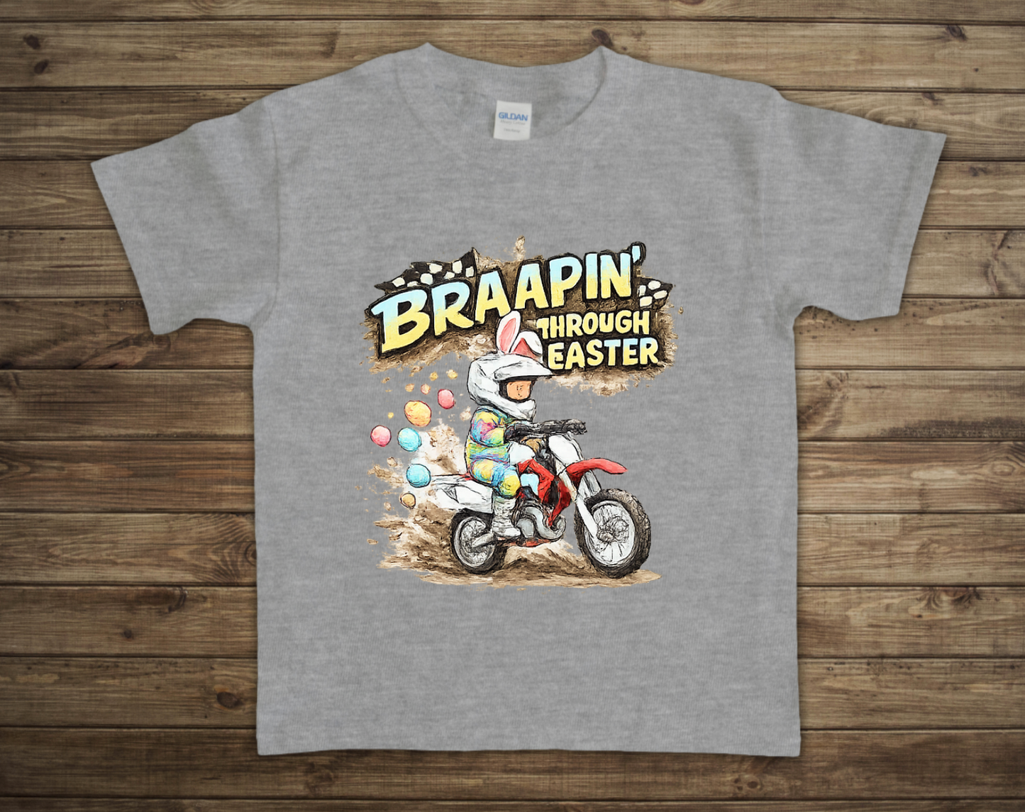 Braaapin' Through Easter Toddler/Youth Tee
