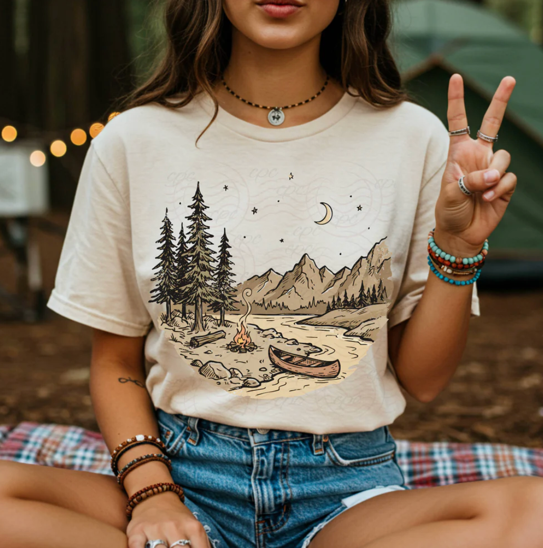 Camping Graphic Tee