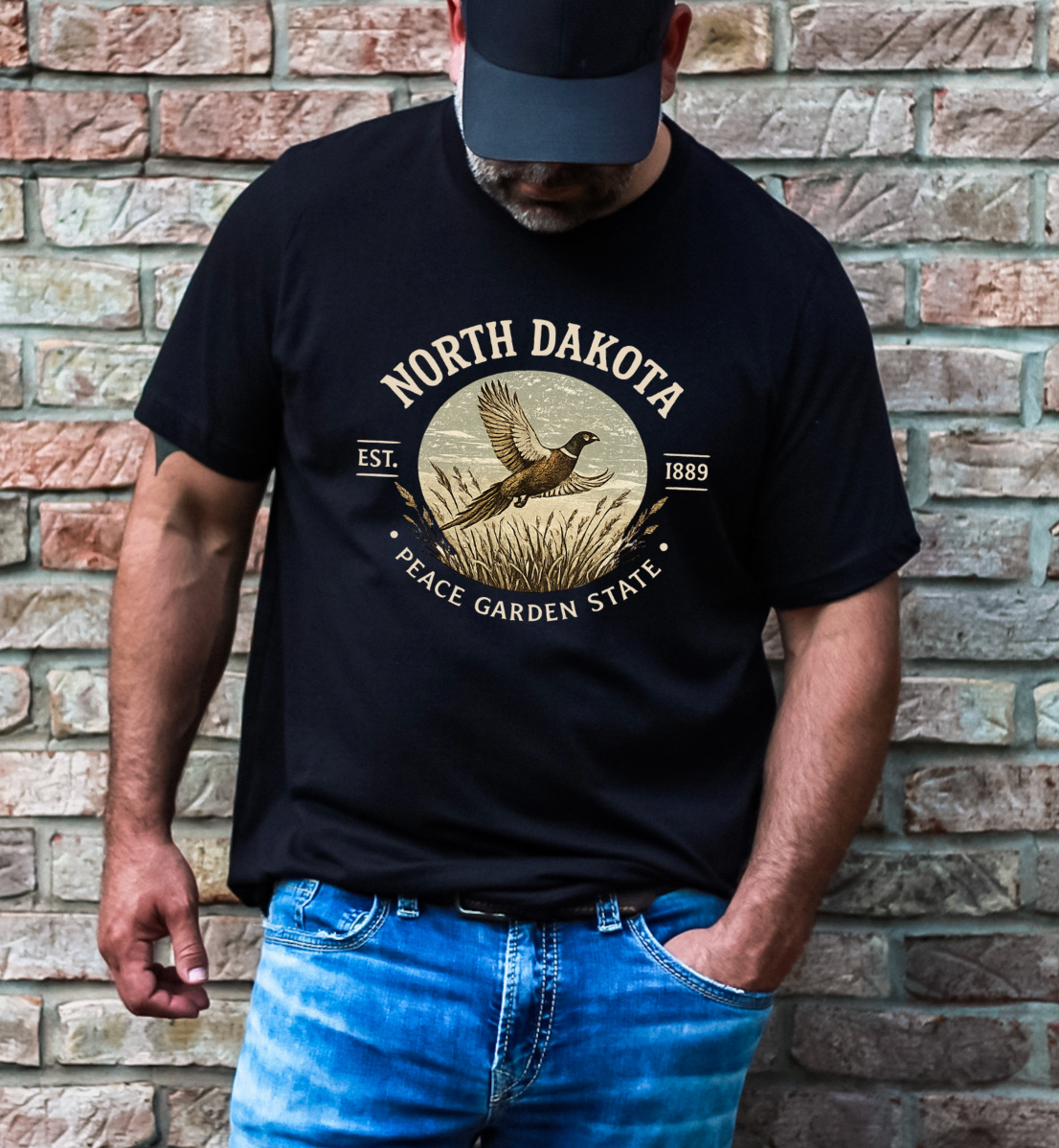 North Dakota Pheasant Tee