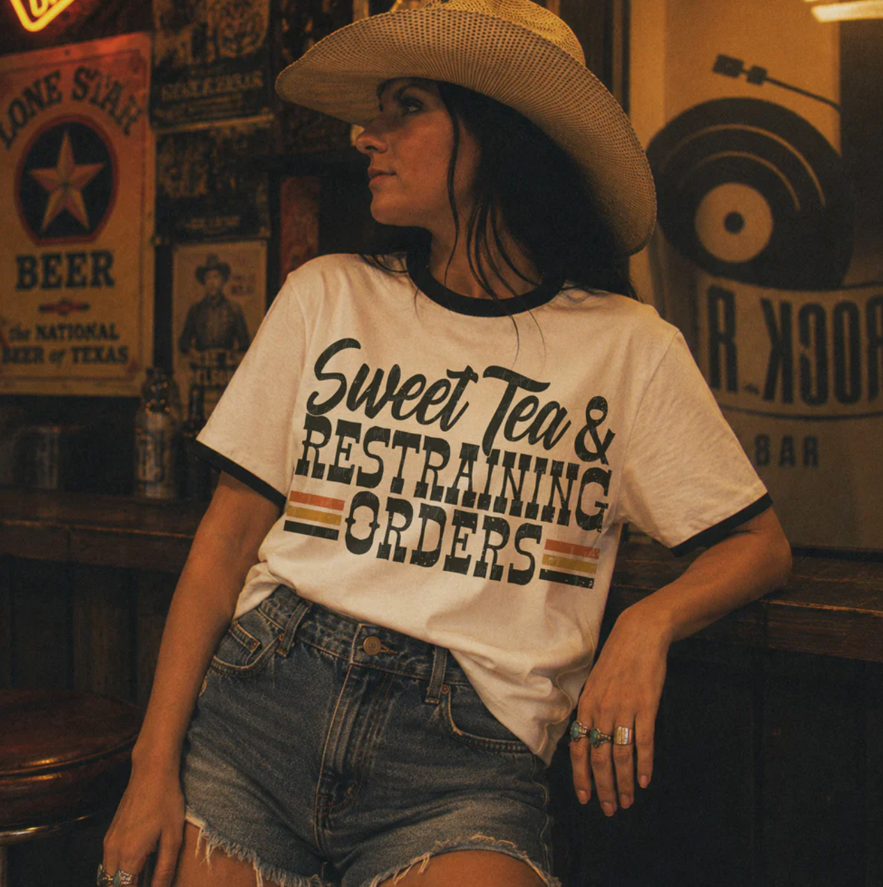 Sweet Tea & Restraining Orders Graphic Tee