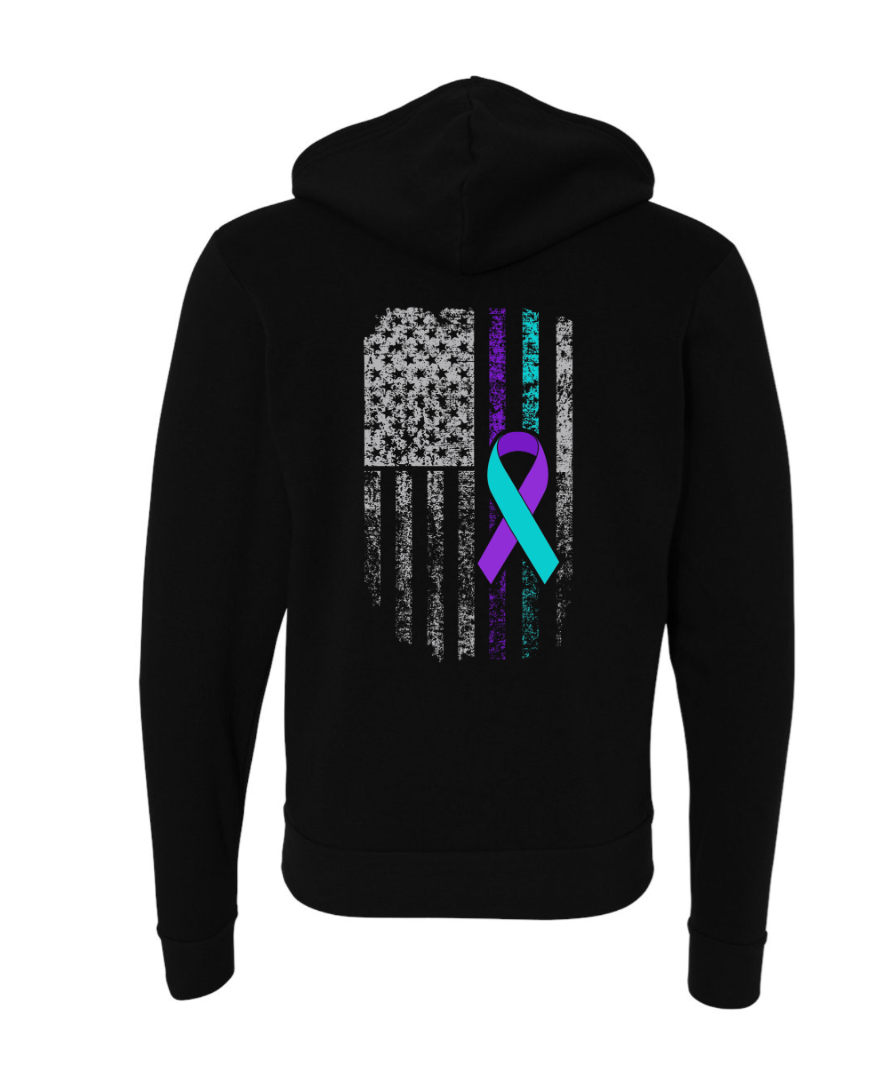 Lignite Area Riders Fun Run Unisex Full Zip Hoodie