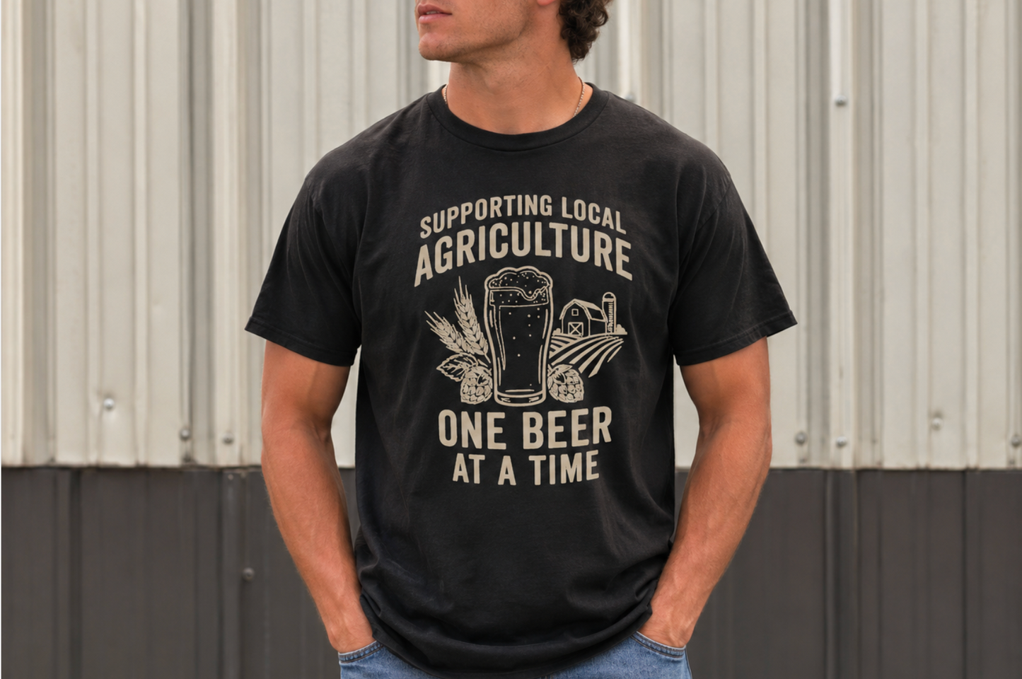 Supporting Local Agriculture One Beer at a Time Tee
