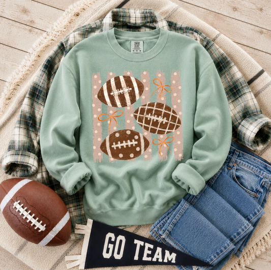 Football Crewneck Sweatshirt