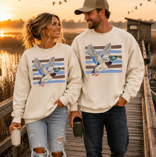 Vintage Mallard Duck Crewneck Sweatshirt
