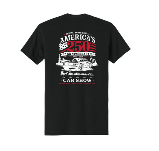 Lignite America 250 Celebration & Car Show | Youth Flag Tee