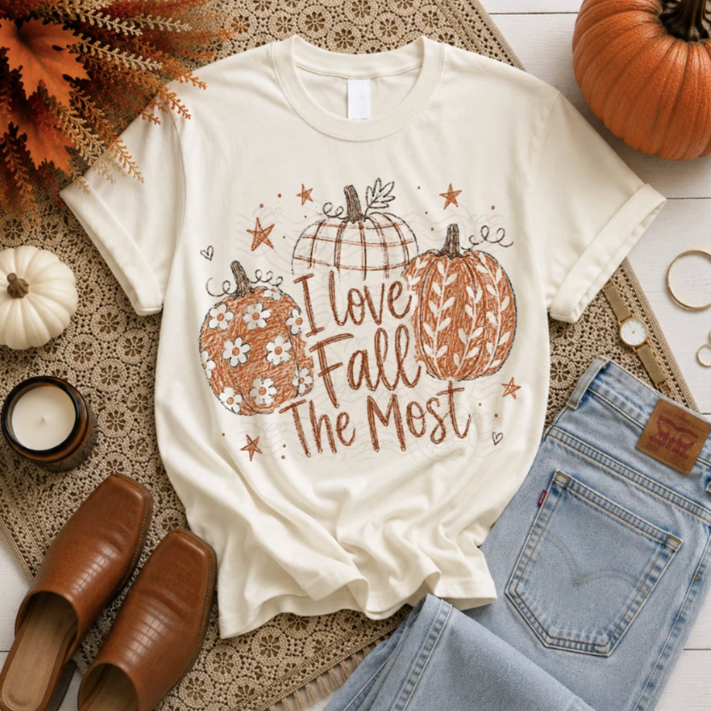 I love Fall Most The Most Graphic Tee
