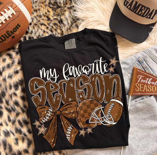 My Favorite Season Football Graphic Tee