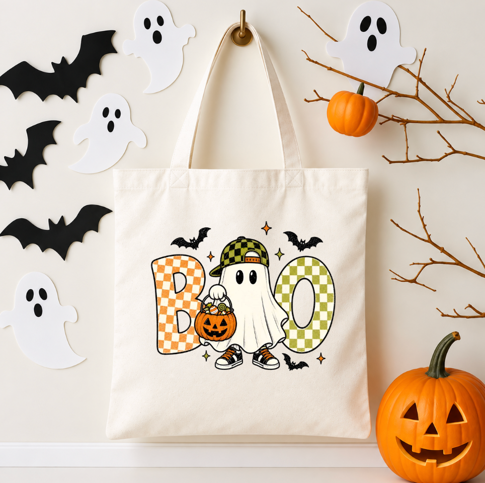 Ghost BOO Trick or Treat Bag