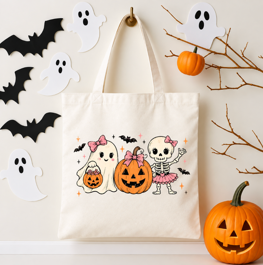 Girly Halloween Crew Trick or Treat Bag