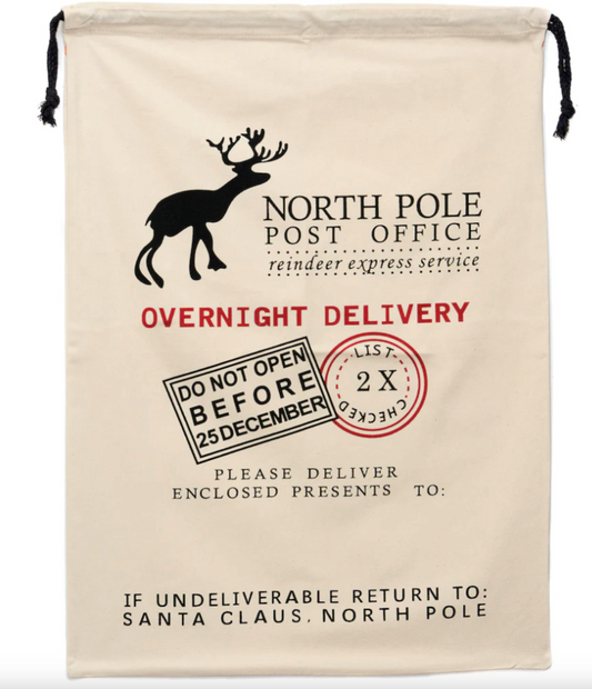 Overnight Delivery Santa Sack