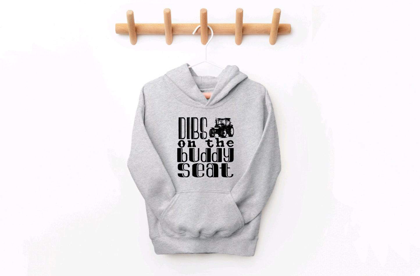 Dibs on the Buddy Seat Youth Hoodie