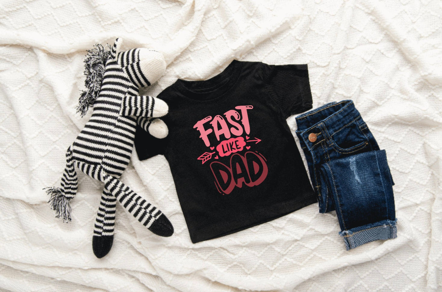 Fast Like Dad Baby/Infant Tee