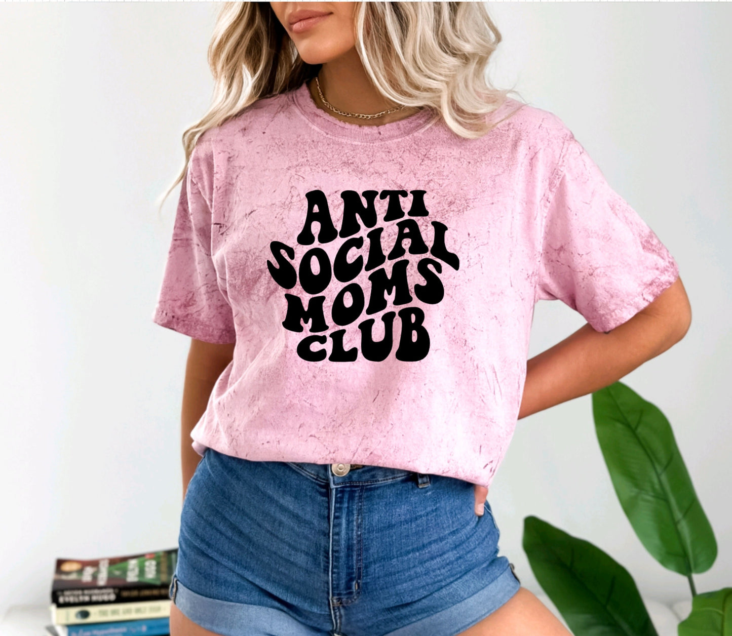 Anti Social Moms Club Graphic Tee
