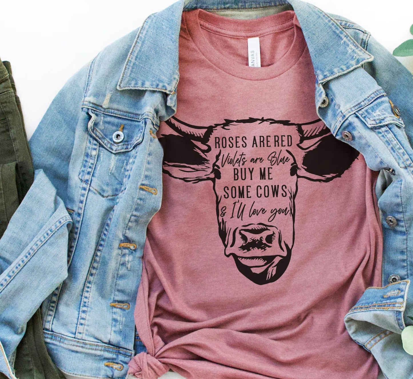 Roses Are Red, Buy Me Some Cows Graphic Tee