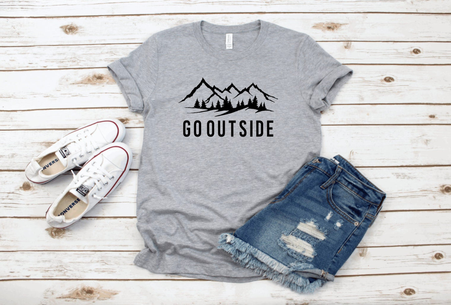Go Outside Unisex Graphic Tee