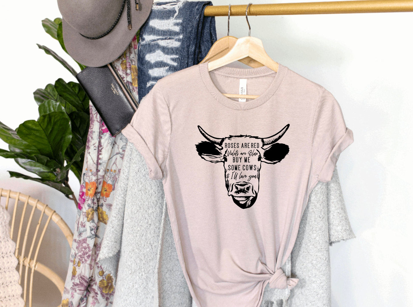 Roses Are Red, Buy Me Some Cows Graphic Tee