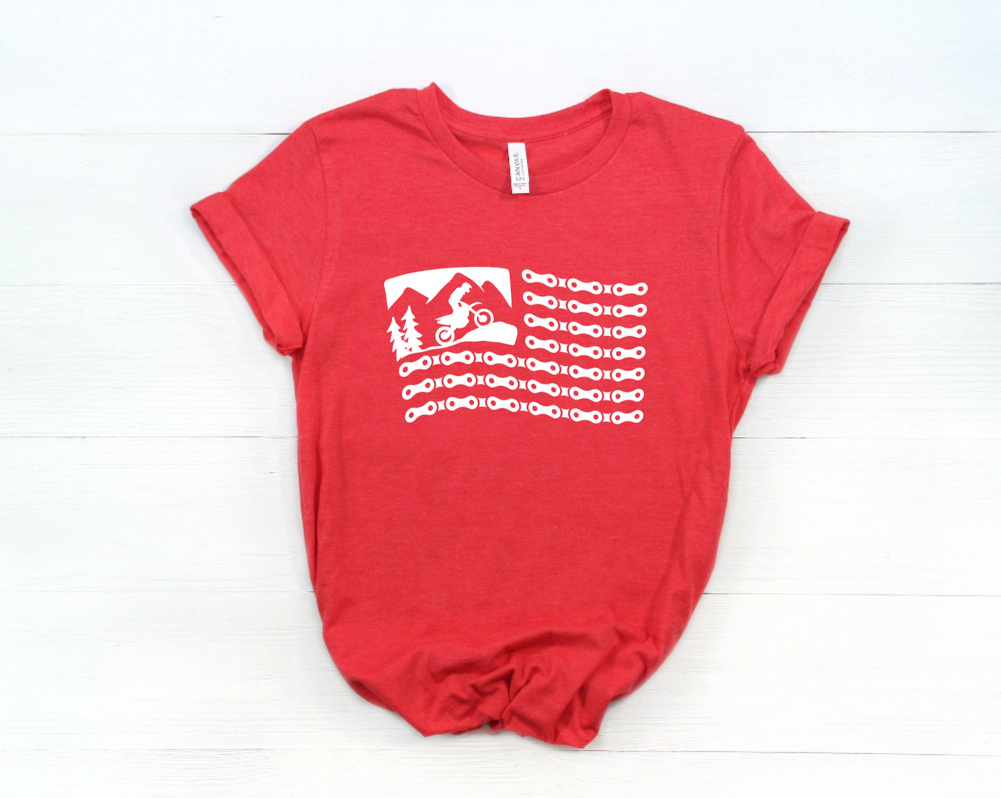 Dirt Bike Flag Tee