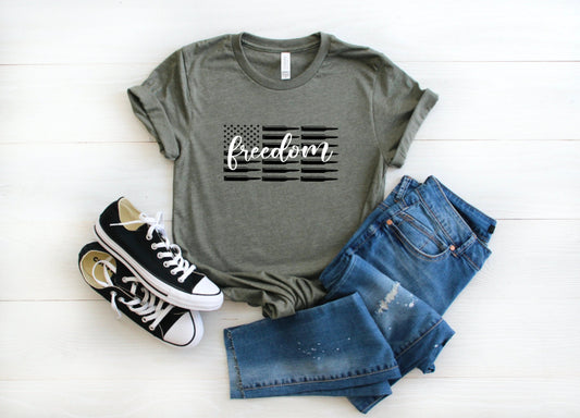 Freedom Flag Unisex Graphic Tee