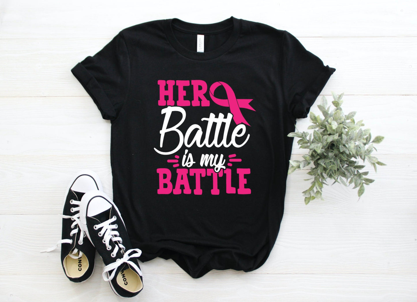 Her Battle is My Battle Graphic Tee