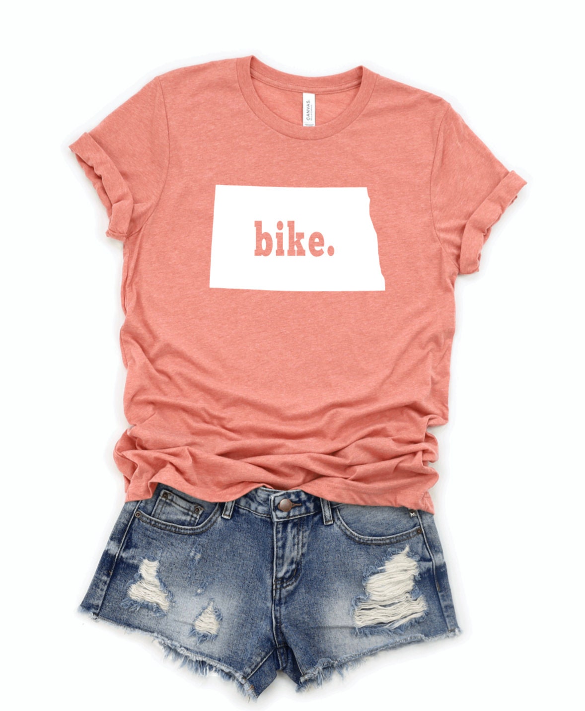 Bike North Dakota Unisex Graphic Tee