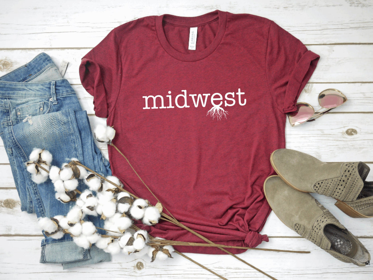 Midwest Roots Unisex Graphic Tee