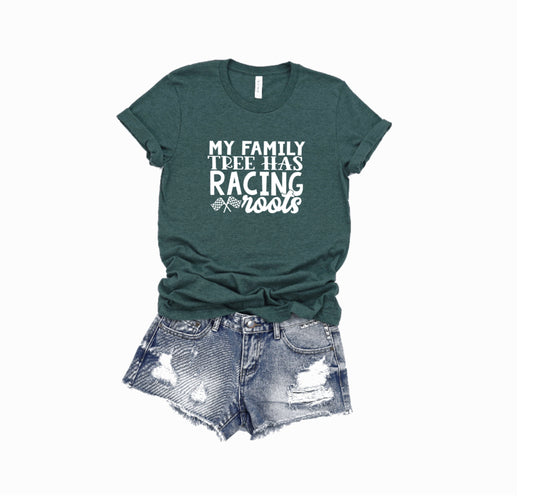 My Family Tree Has Racing Roots Graphic Tee