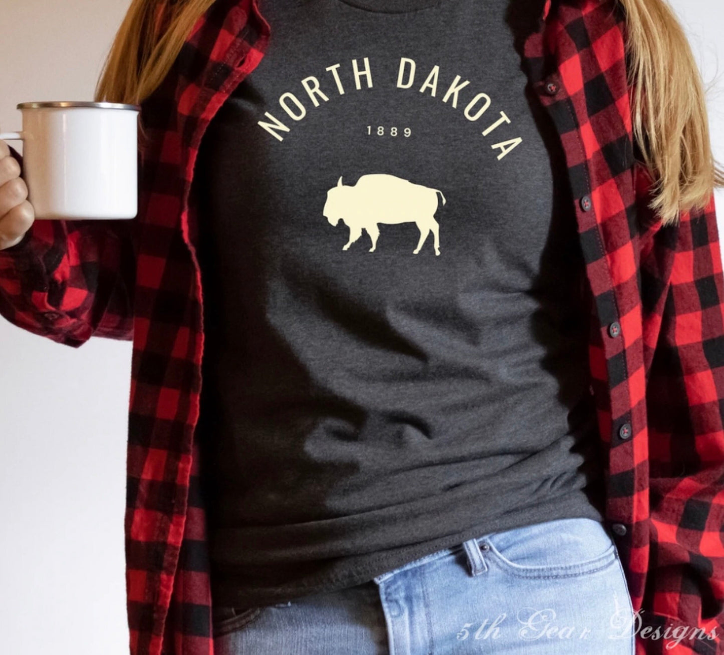 North Dakota 1889 Unisex Graphic Tee