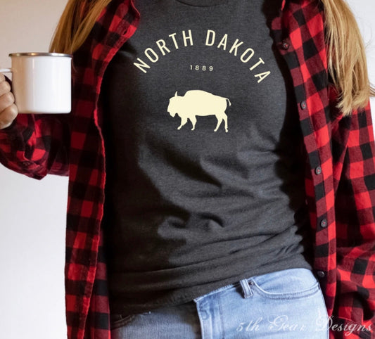 North Dakota 1889 Unisex Graphic Tee
